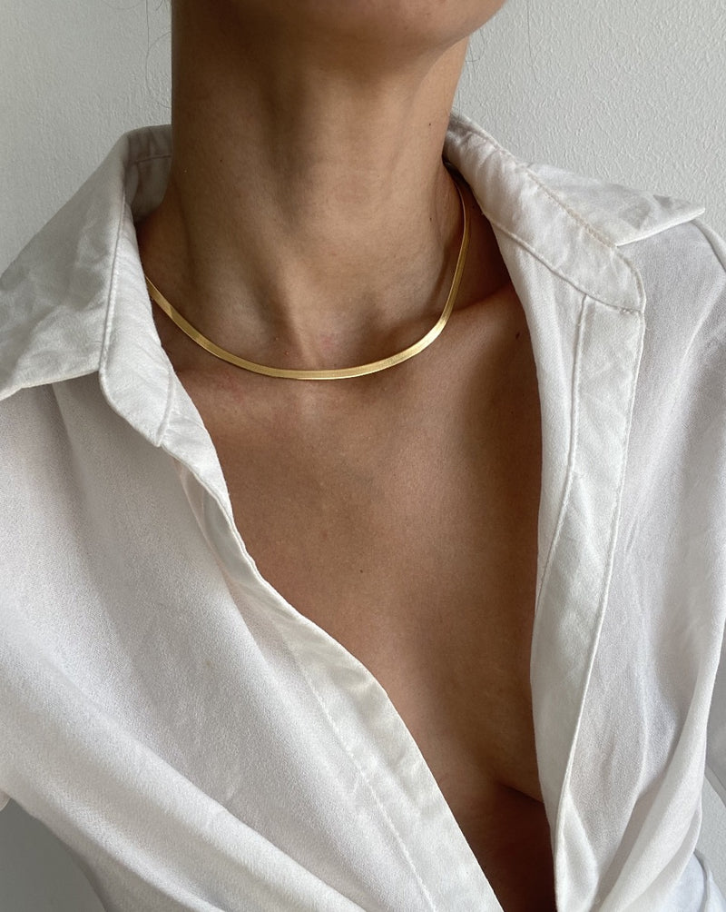 snack necklace gold