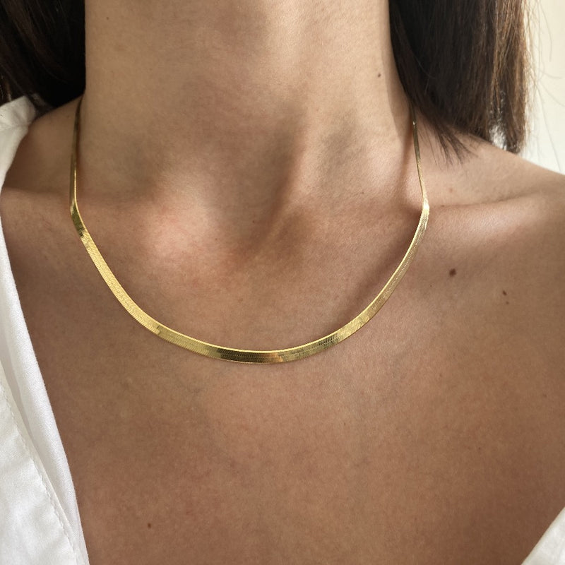 gold flat chain